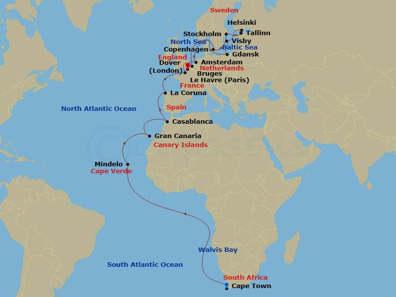 Cruise Map