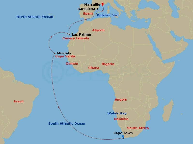 Cruise Map