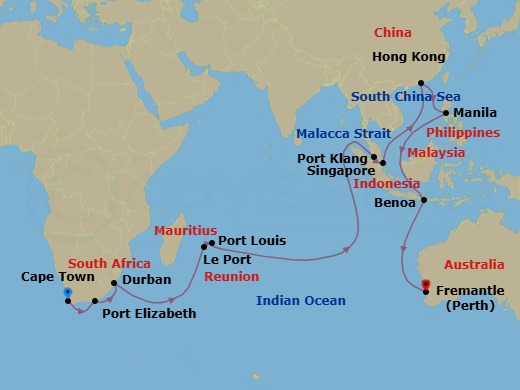 Cruise Map