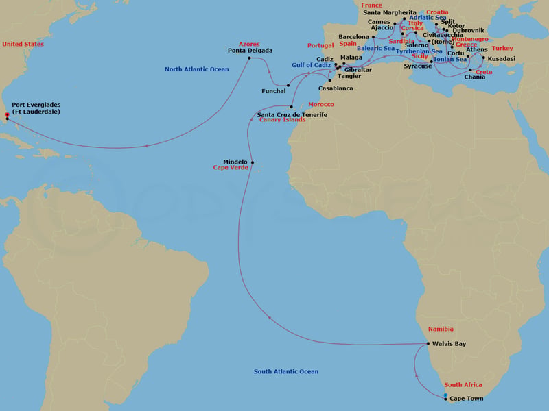 Cruise Map