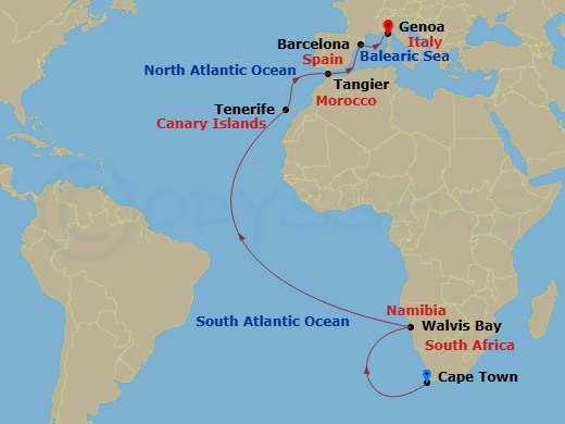 Cruise Map