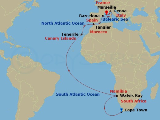 Cruise Map