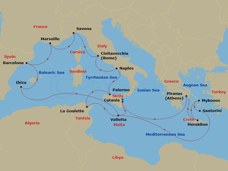 Cruise Map