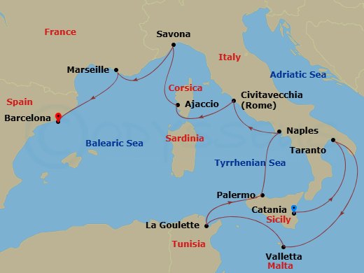 Cruise Map