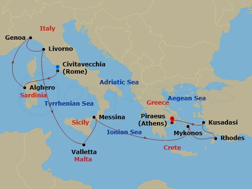 Cruise Map