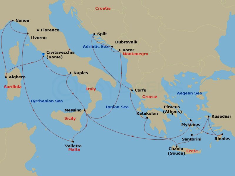 Cruise Map