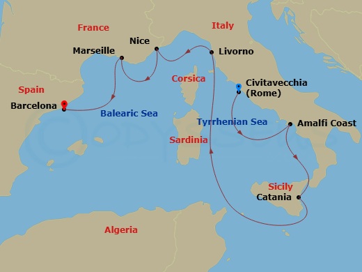 Cruise Map
