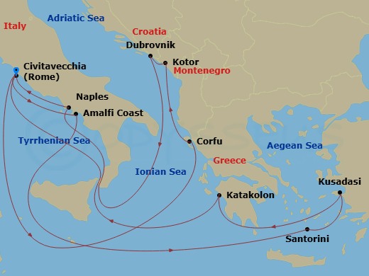 Cruise Map