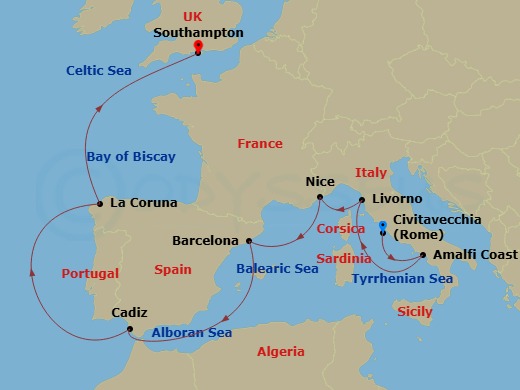 Cruise Map