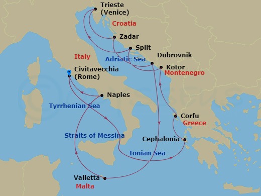 Cruise Map