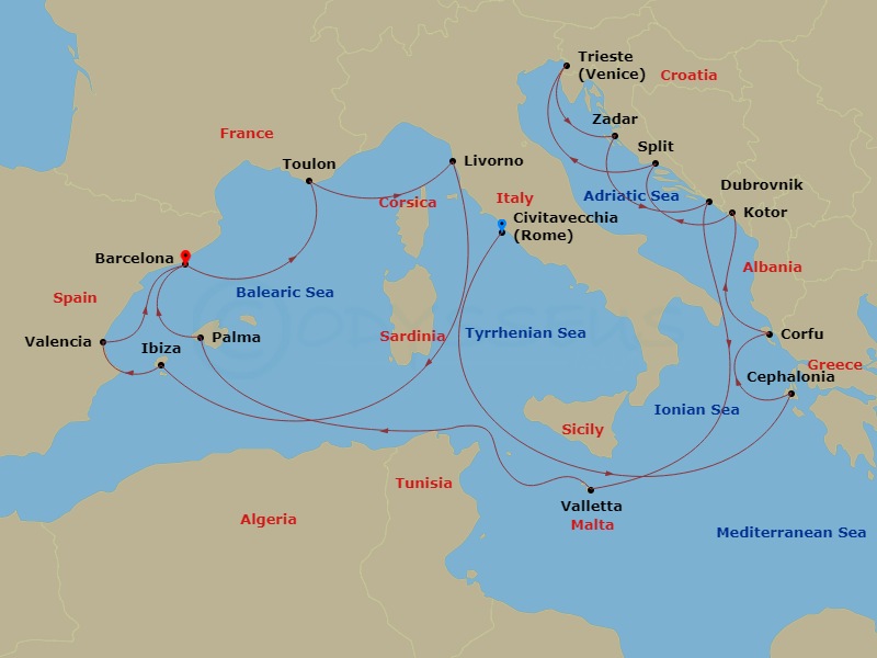 Cruise Map