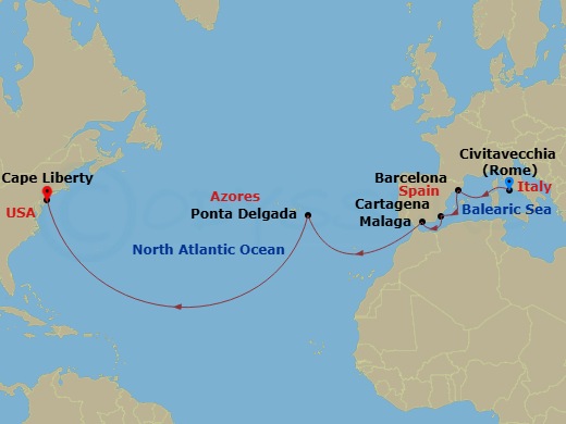 Cruise Map