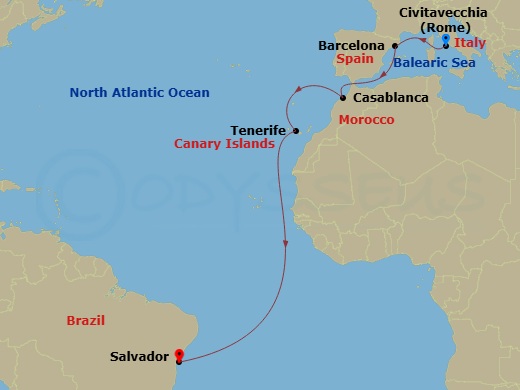 Cruise Map