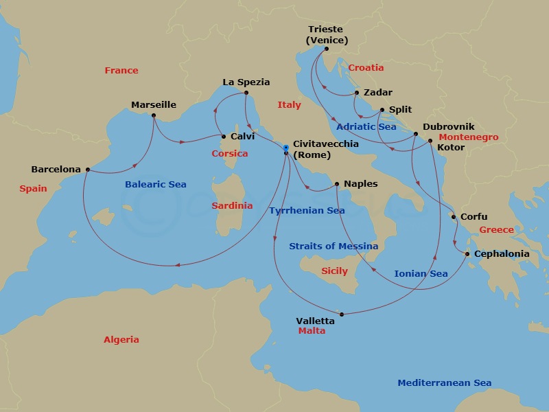 Cruise Map