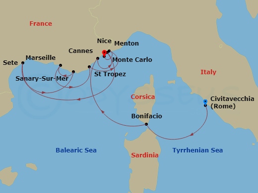 Cruise Map