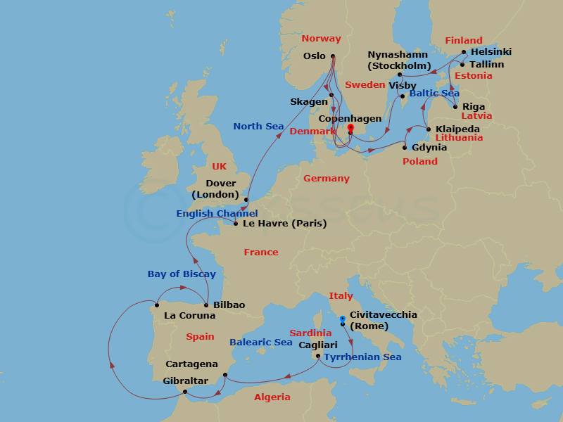 Cruise Map