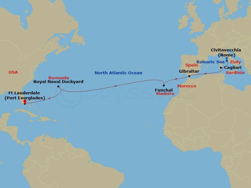 Cruise Map