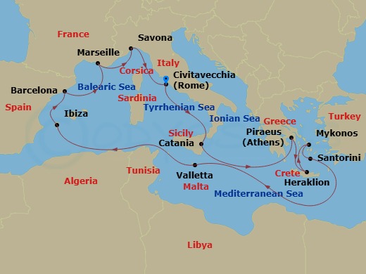 Cruise Map