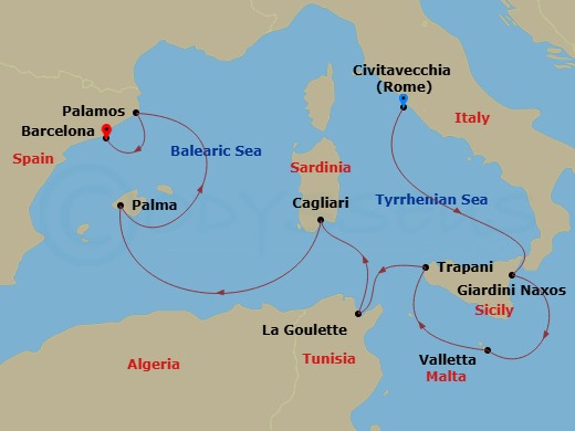 Cruise Map