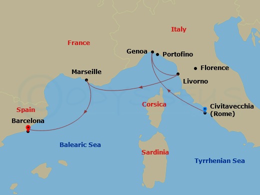 Cruise Map