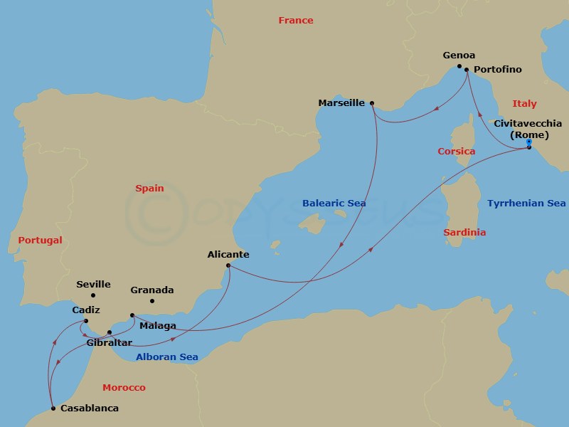 Cruise Map