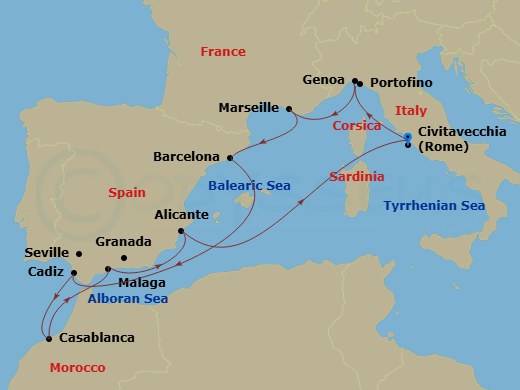 Cruise Map