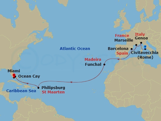 Cruise Map