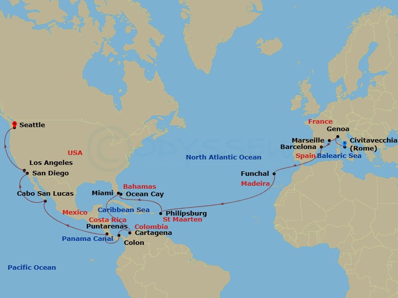 Cruise Map