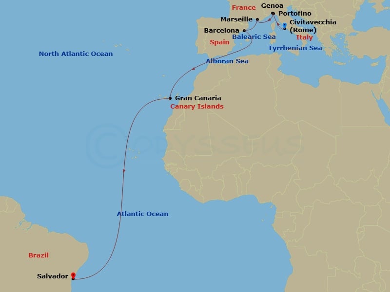 Cruise Map