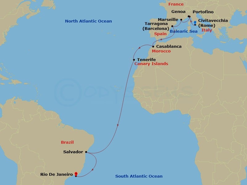 Cruise Map