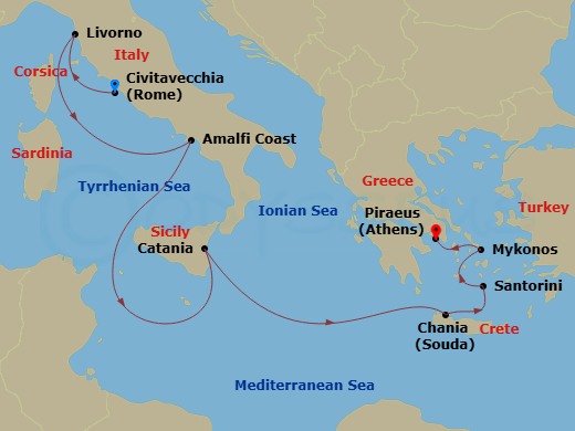 Cruise Map