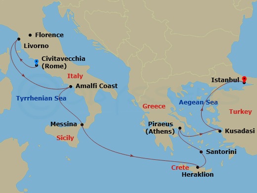 Cruise Map