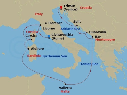Cruise Map