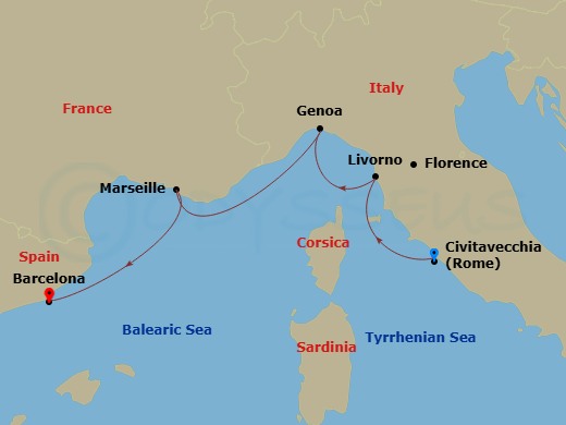 Cruise Map
