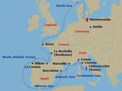 Cruise Map