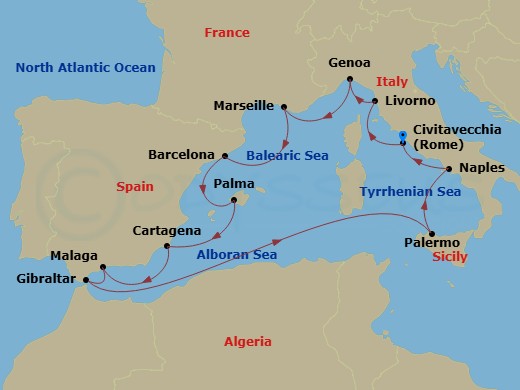 Cruise Map