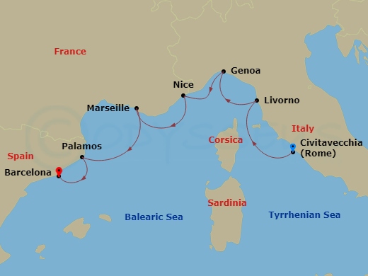 Cruise Map