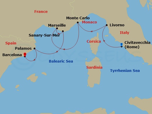 Cruise Map