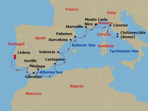 Cruise Map