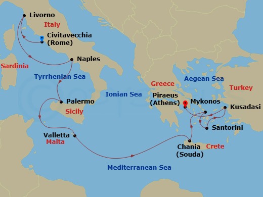 Cruise Map