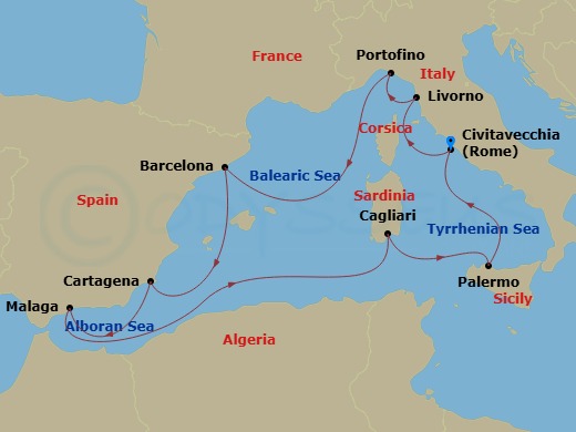 Cruise Map