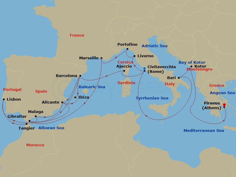 Cruise Map