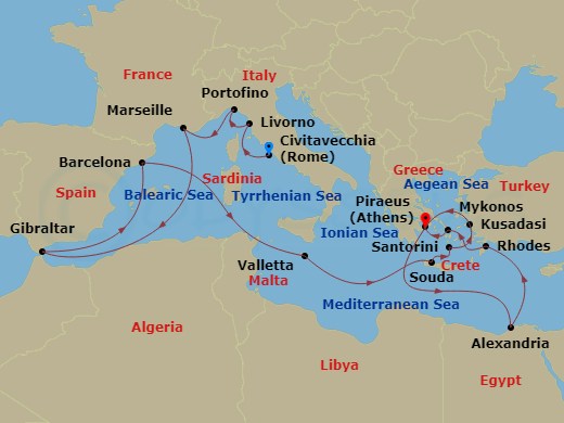 Cruise Map