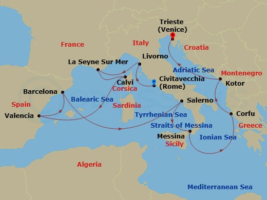 Cruise Map