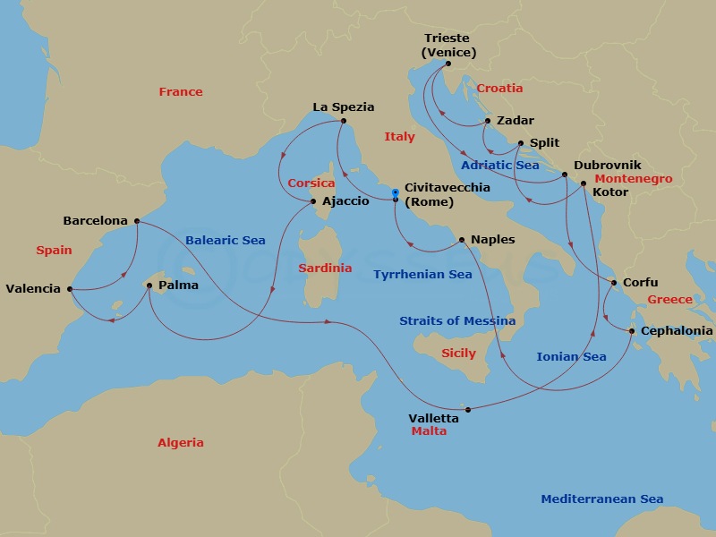 Cruise Map