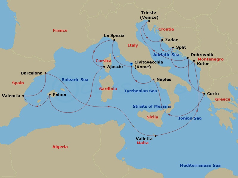 Cruise Map