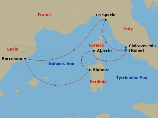 Cruise Map
