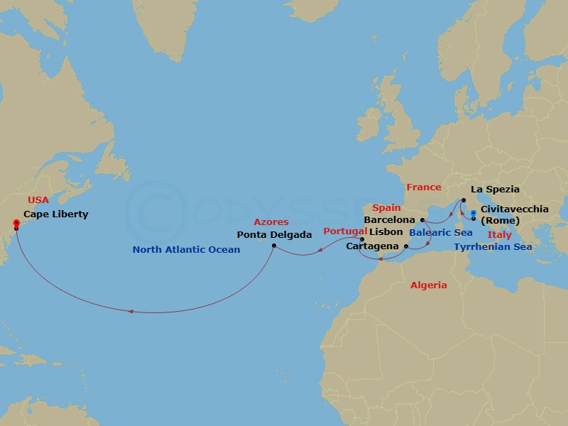 Cruise Map