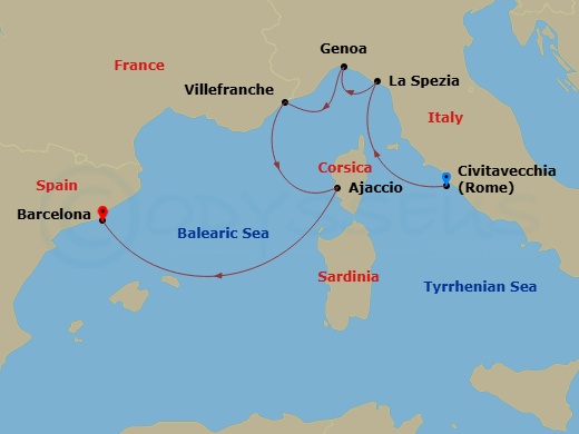 Cruise Map