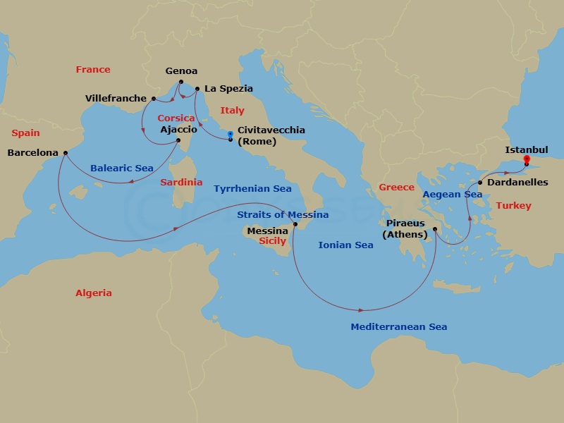 Cruise Map